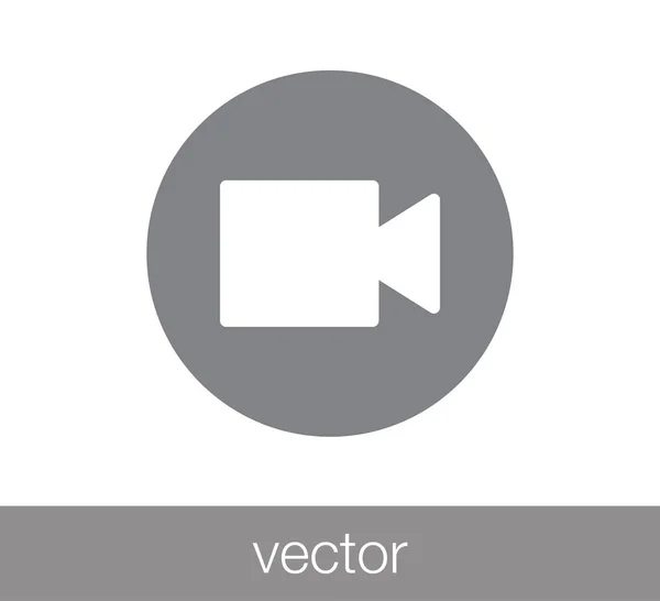 Videokamera-Symbol — Stockvektor