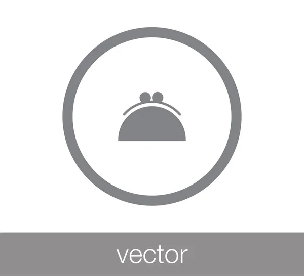 Иллюстрация значка кошелька — стоковый вектор