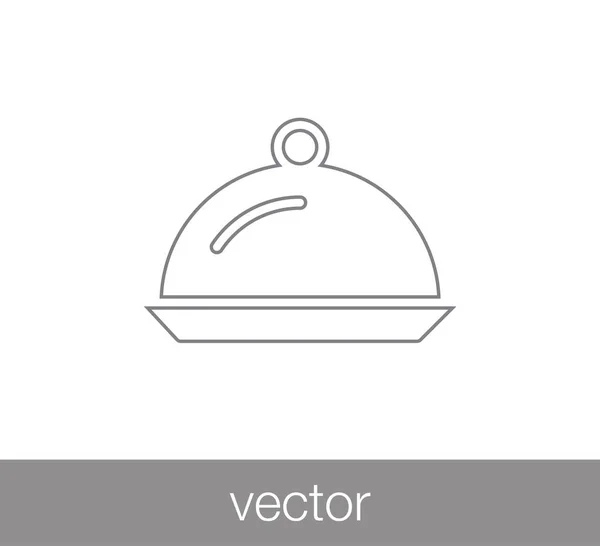 Návrh jídlo ikony — Stockový vektor