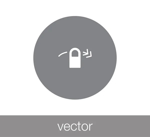 Beröring gest ikonen — Stock vektor