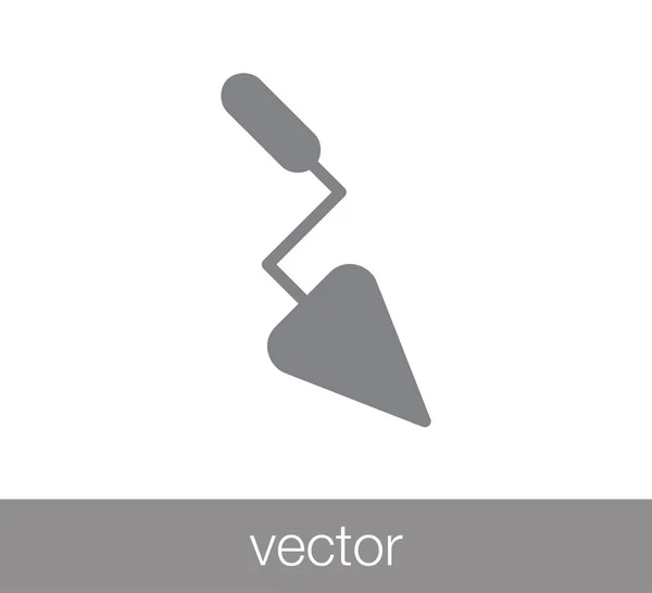 Ícone de espátula de construção — Vetor de Stock