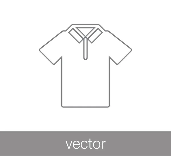 T-shirt icône simple — Image vectorielle