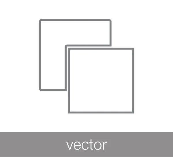 Mover icono plano — Vector de stock