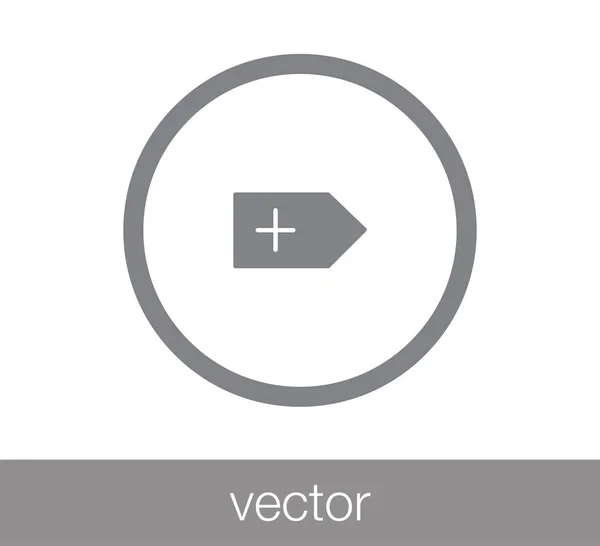 Přidejte ikonu podepsat. — Stockový vektor