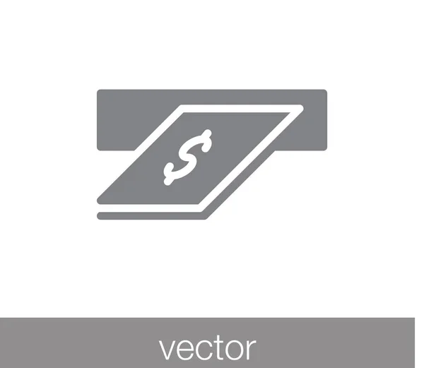 Icono de signo de dinero . — Vector de stock