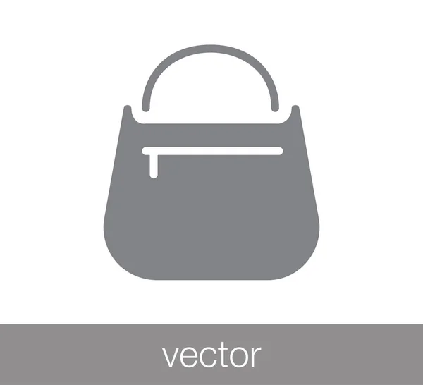 Значок сумки . — стоковый вектор