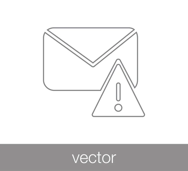 E-Mail einfaches Symbol — Stockvektor