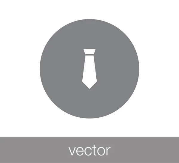 Krawatte einfaches Symbol — Stockvektor