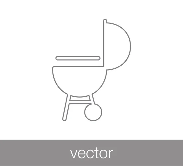 Design de ícone de churrasco —  Vetores de Stock