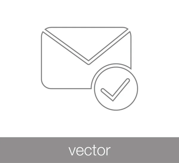 Email icône simple — Image vectorielle
