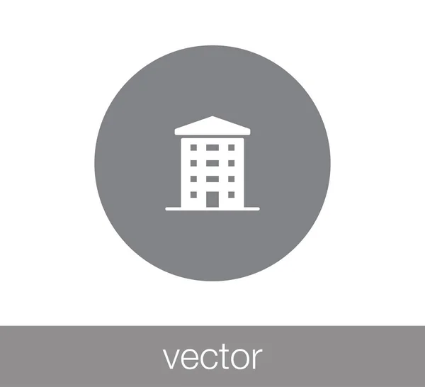 Construyendo Web Icono . — Vector de stock