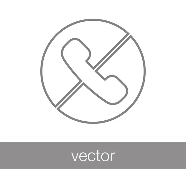 Icono de llamada telefónica . — Vector de stock