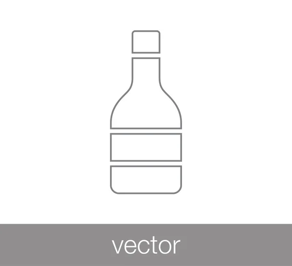 Design af flaske ikon – Stock-vektor