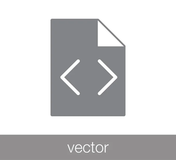 Gestaltung des Dateisymbols — Stockvektor