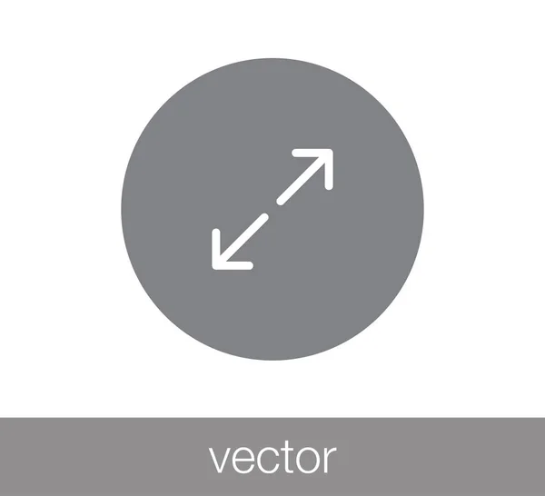 Ícone de ferramenta de escala — Vetor de Stock