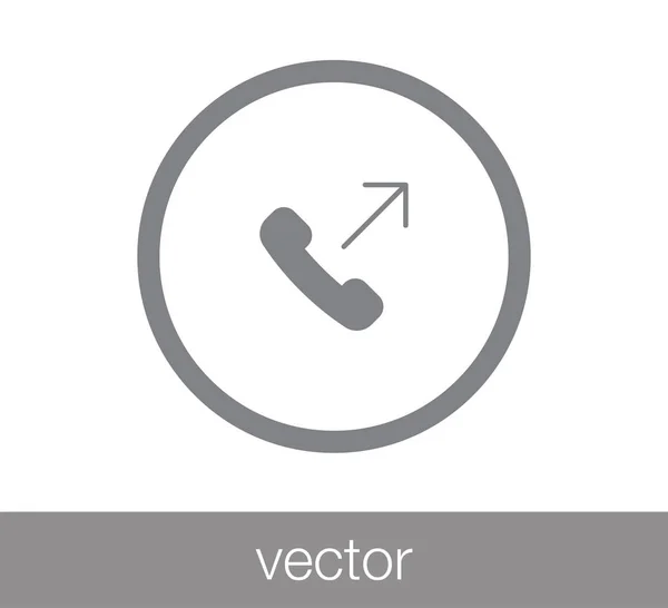 Icono de llamada telefónica . — Vector de stock