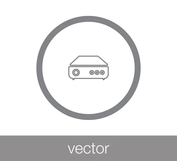 Ícone do roteador Wi-Fi — Vetor de Stock