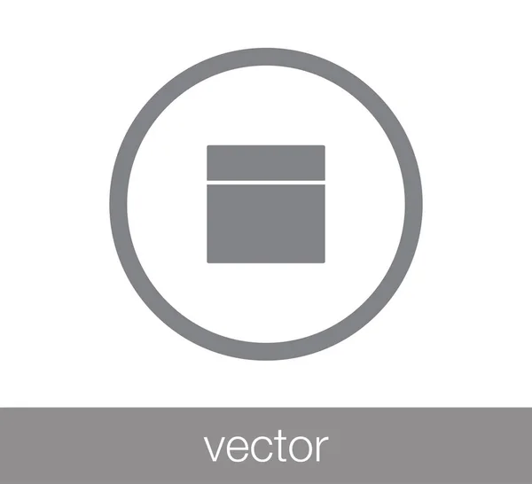 Ícone de layout de slides — Vetor de Stock