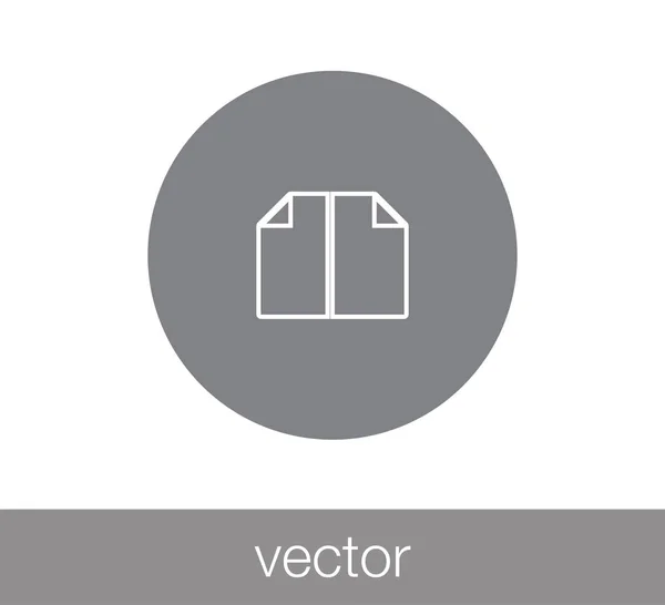 Documento web icono . — Vector de stock