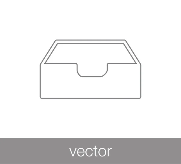 Icono del buzón . — Vector de stock