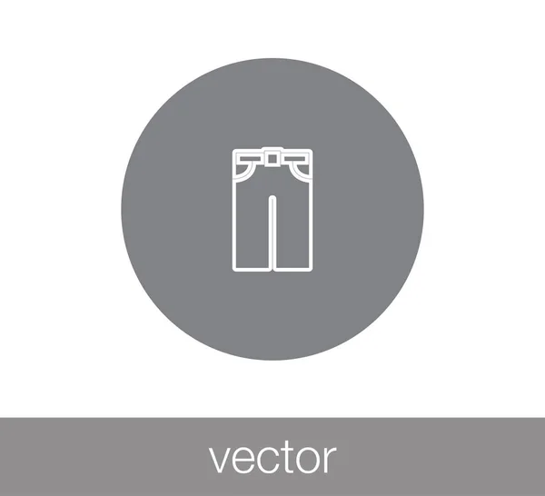 Pantalones icono simple — Vector de stock