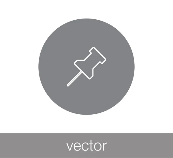 Carte icône pin — Image vectorielle