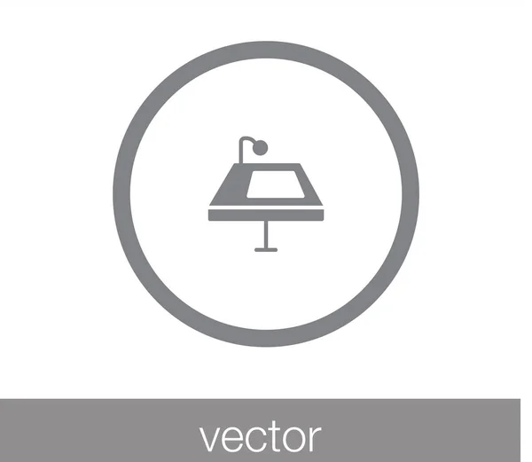 Icono plano de podio . — Vector de stock