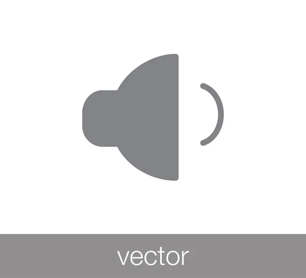 Csökkenti a hangerő ikon. — Stock Vector