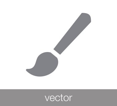 Düz fırça simgesini