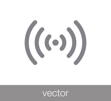 WiFi simgesi. Kablosuz simgesi.