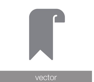 Yer imi simgesi. Bir ses etiketi simgesi.