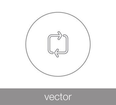 Yeniden yükle sembol simge