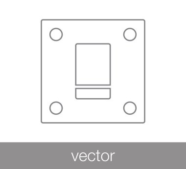 Anahtar düğme simgesi.