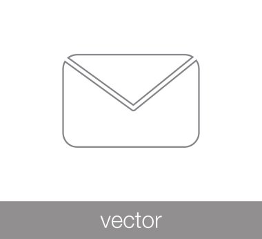 basit e-posta simgesi