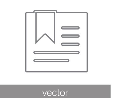 Yer imi simgesi. Bir ses etiketi simgesi.