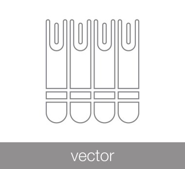 Arşiv düz simgesi.