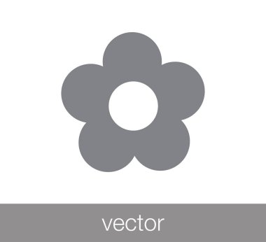 Çiçek web simgesi.