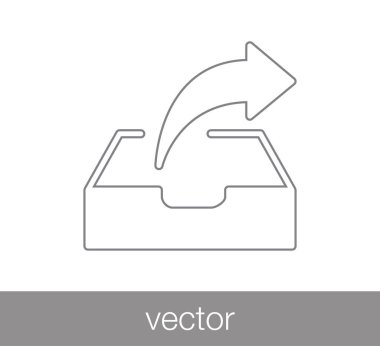 basit e-posta simgesi