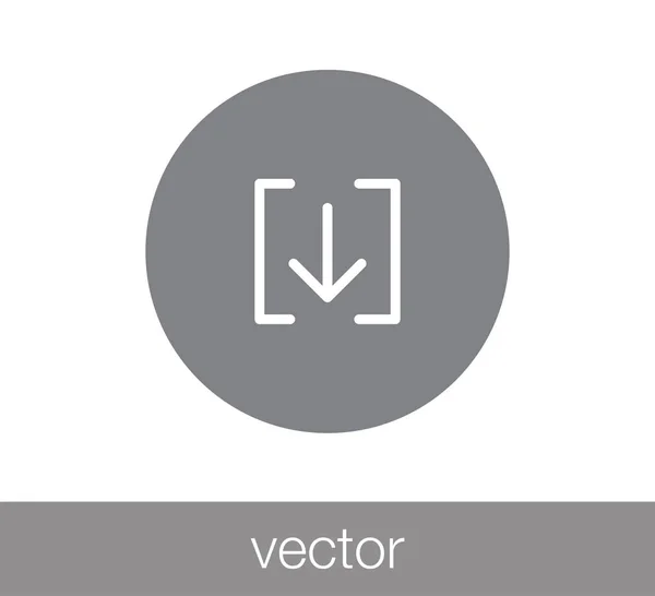 Descargar icono simple — Vector de stock