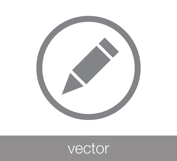 Matita icona semplice — Vettoriale Stock