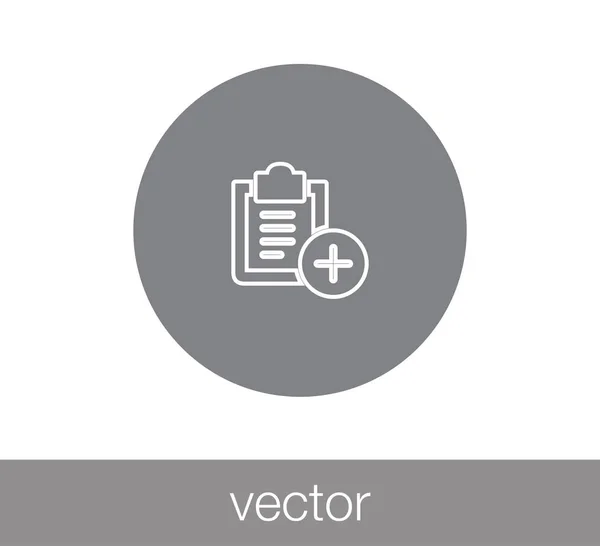 Icono de lista de verificación simple . — Archivo Imágenes Vectoriales