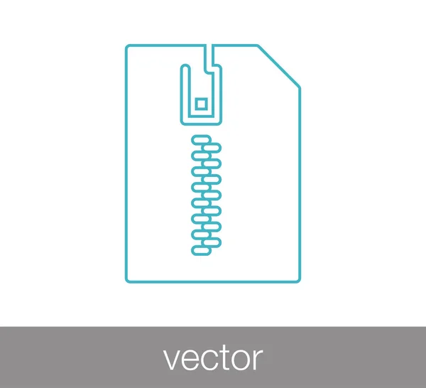 Conception de l'icône Fichier — Image vectorielle