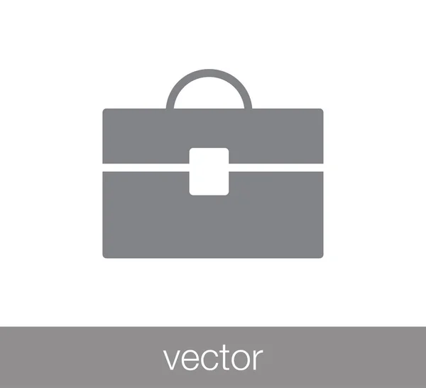 Icône web valise . — Image vectorielle