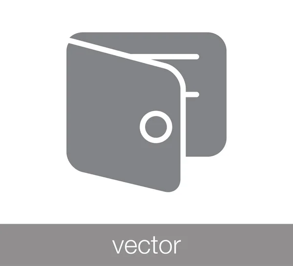 Ilustración de icono de cartera — Vector de stock