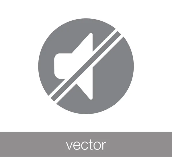 Ilustración de iconos silenciosos — Vector de stock