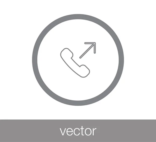 Icono de llamada telefónica . — Vector de stock