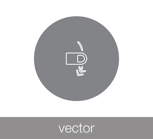 Toca el icono del gesto — Vector de stock