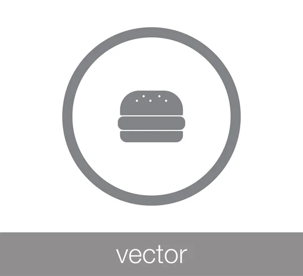 Ilustrație pictogramă Burger — Vector de stoc