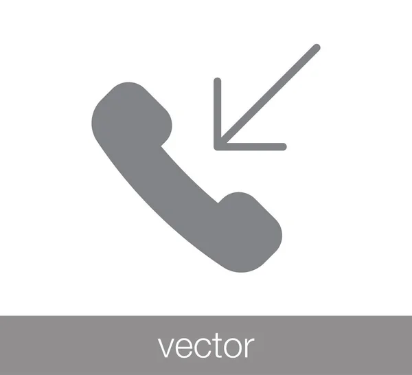 Icono de llamada telefónica . — Vector de stock