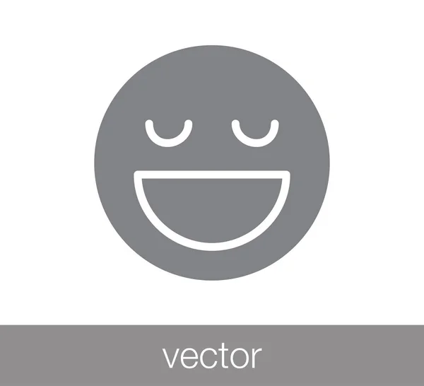 Lächeln Gesicht Symbol. — Stockvektor